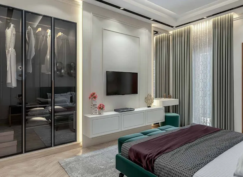 ATS Homekraft Floral Pathways Bedroom View